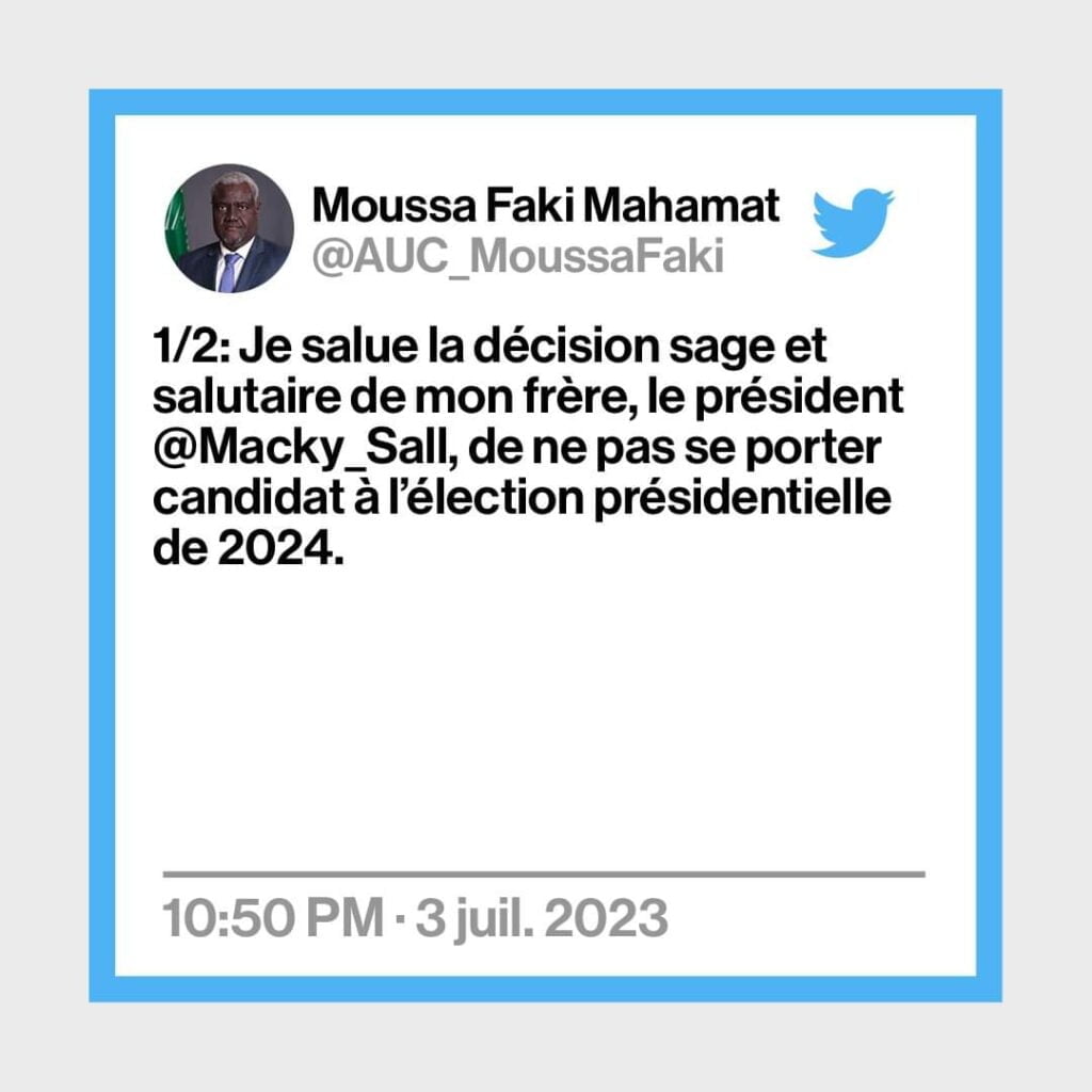 3 ème mandat : La communauté internationale félicite le Président MACKY SALL 6 KERANOS MEDIA