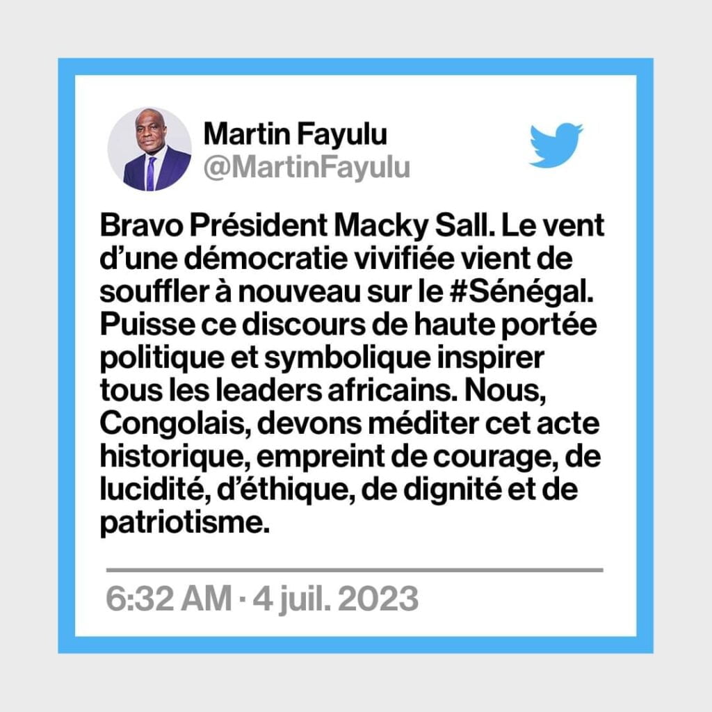 3 ème mandat : La communauté internationale félicite le Président MACKY SALL 4 KERANOS MEDIA