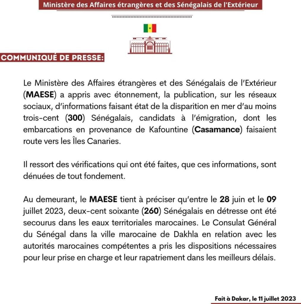 Actu, Info et News en continu de Pakao et du Sénégal