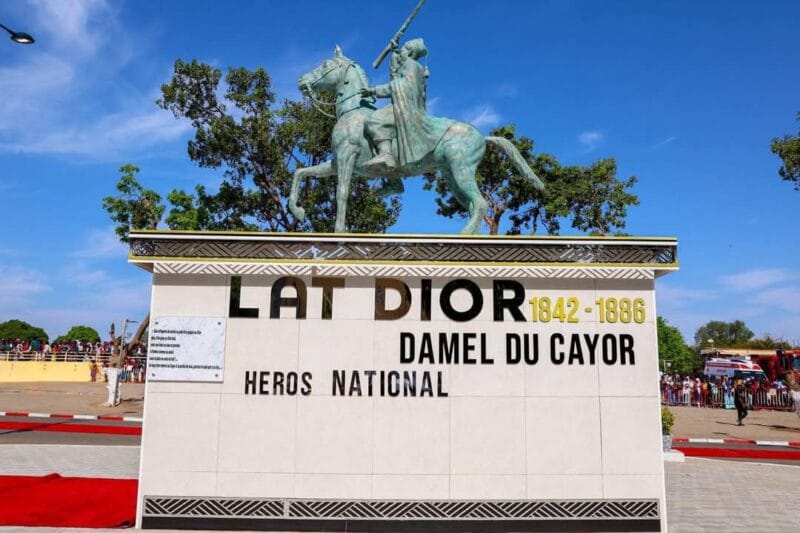 Thiès : Inauguration de la statue Lat Dior, un héros national 2 KERANOS MEDIA