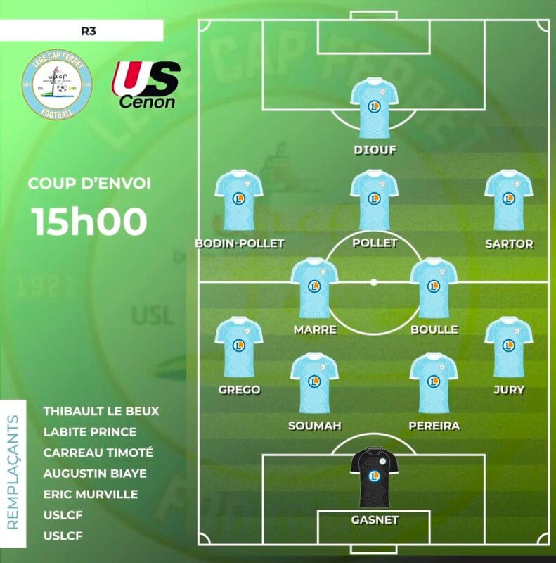 Promu à la tête de la réserve de Lège Cap Ferret, Augustin Biaye démarre fort en R3 2 KERANOS MEDIA